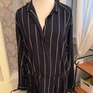 Banana Republic striped shirt dress. NWT. Sz 16